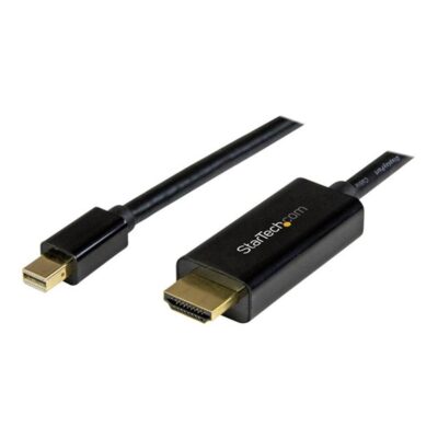 Cable mini dp a hdmi startech 1m – macho – macho – negro