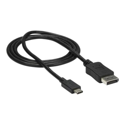 Cable usb tipo c a displayport startech 1m – macho – macho – negro