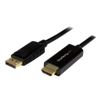 Cable displayport a hdmi startech 2m – macho – macho – negro