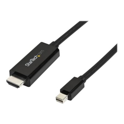Cable mini dp a hdmi startech 3m – macho – macho – negro