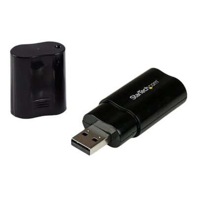 Tarjeta de sonido usb 2.0 startech icusbaudiob estereo