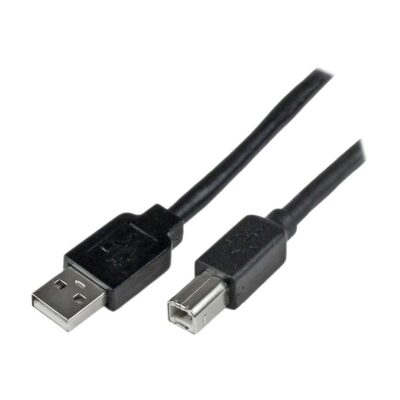 Cable usb tipo b a usb tipo a startech 20m – macho – macho – negro
