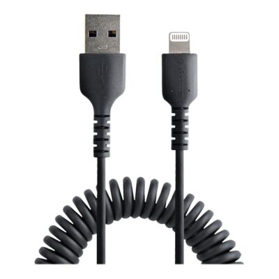Cable lightning a usb tipo a startech 0.5m – macho – macho – negro