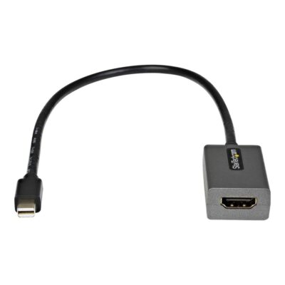 Adaptador mini dp a hdmi startech 0.3m – macho – hembra – negro