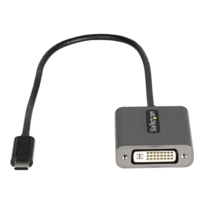 Adaptador usb tipo c a dvi – i startech 0.38m – macho – hembra – negro