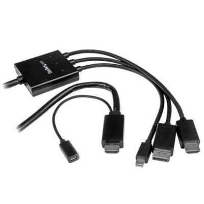 Cable conversor hdmi – displayport – mini dp startech 2m