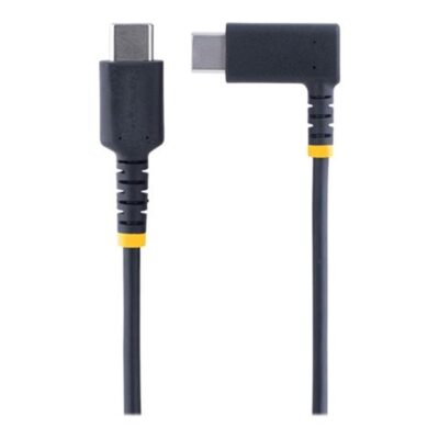 Cable usb tipo c startech 0.15m – macho – macho – negro