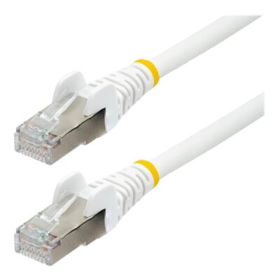 Cable de red startech latiguillo rj45 lszh s – ftp cat6a 1.5m blanco