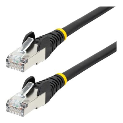 Cable de red startech latiguillo rj45 lszh s – ftp cat6a 7.5m negro