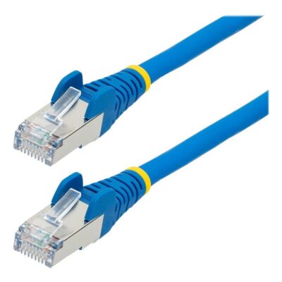 Cable de red startech latiguillo rj45 lszh s – ftp cat6a 7.5m azul