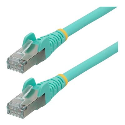 Cable de red startech latiguillo rj45 lszh s – ftp cat6a 7m aqua