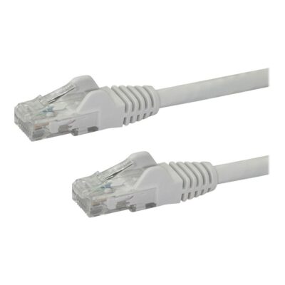 Cable de red startech latiguillo rj45 utp cat6 7m blanco