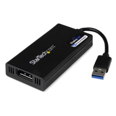 Adaptador usb 3.0 a displayport startech macho – hembra – negro