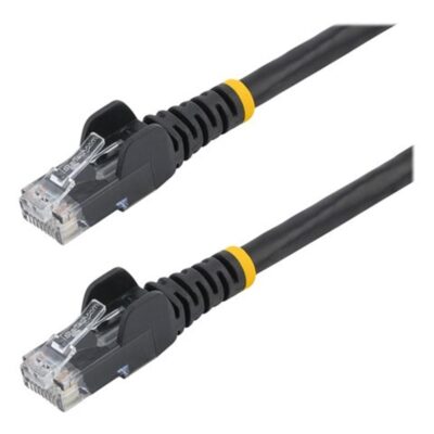 Cable de red startech latiguillo rj45 utp cat5e 10m negro