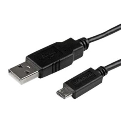 Cable micro usb tipo b a usb tipo a startech 1m – macho – macho – negro