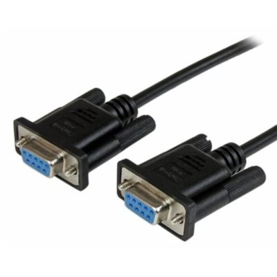 Cable db9 startech 1m – hembra – hembra – negro