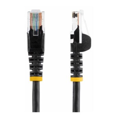 Cable de red startech latiguillo rj45 utp cat5e 3m negro