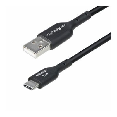 Cable usb tipo a a usb tipo c startech 0.3m – macho – macho – negro