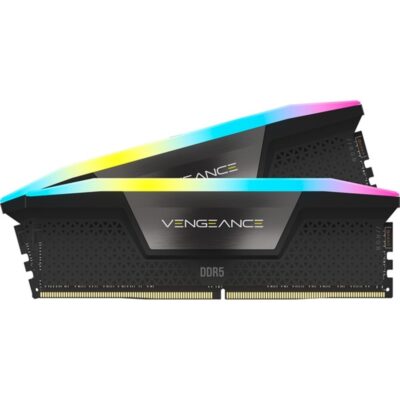 Memoria ram ddr5 32gb kit 2×16 corsair vengeance rgb 6000 mhz cl36 optimizado amd