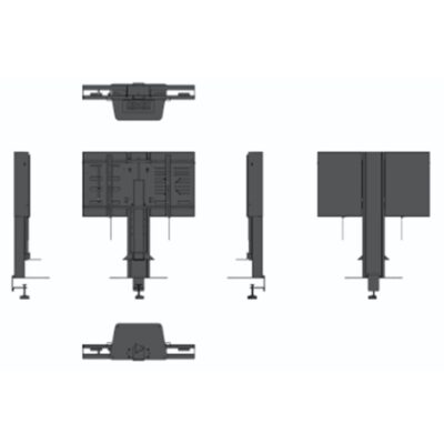 Soporte mesa maxhub hasta 55 pulgadas