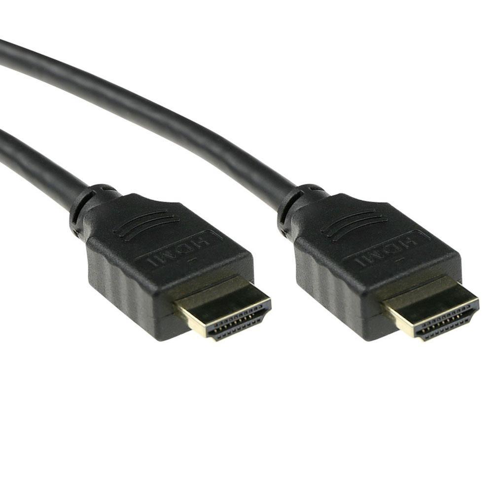 Cable hdmi 4k uhd act connectivity 2m - macho - macho - high speed premium certificado v2.0 negro