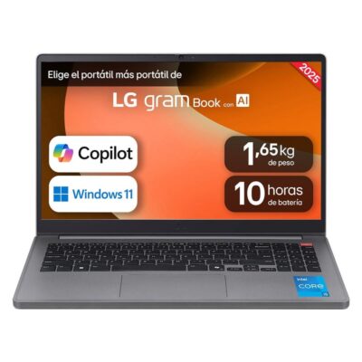Portatil lg gram 15u50t – g i5 – 1334 – 16gb – ssd 512gb – 15.6 pulgadas fhd – w11h