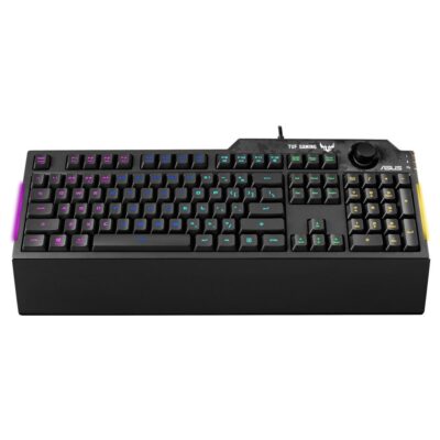 Teclado asus tuf gaming k1 rgb negro
