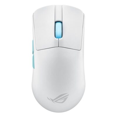 Raton inalambrico gaming asus rog harpe ace aim lab edition blanco