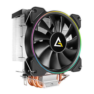 Ventilador disipador cpu gaming antec frigusair 400 argb