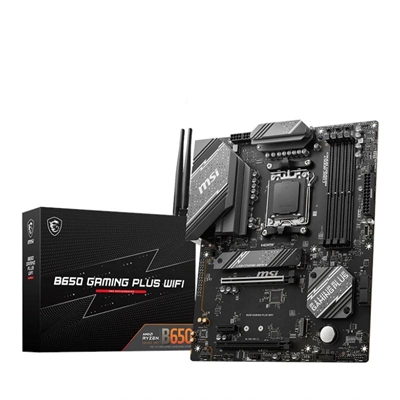 Placa base msi am5 b650 gaming plus wifi atx – 4x ddr5 – 4x sata 6gb – s – 4x usb 2.0 – 2x usb 3.2 – 1x usb tipo c