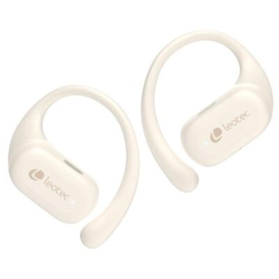 Auriculares leotec open air zenith sport inalambrico beige