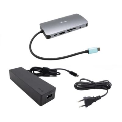 Docking station i – tec usb tipo c 11 en 1 + cargador 100w