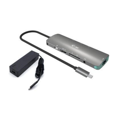 Docking station i – tec usb tipo c 9 en 1 + cargador 100w