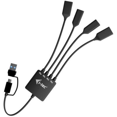 Hub i – tec usb tipo c – usb tipo a 4 en 1