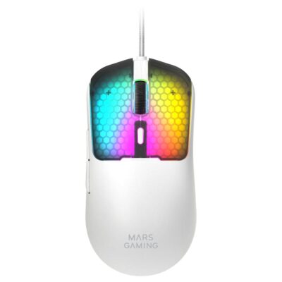 Raton mars gaming mm – viperw rgb blanco