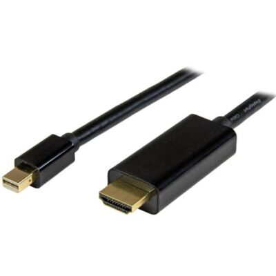 Cable mini dp a hdmi startech 2m – macho – macho – negro