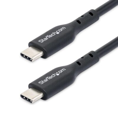 Cable usb tipo c startech 1m – macho – macho – negro