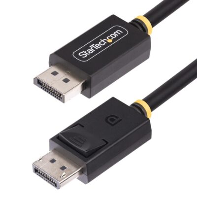 Cable displayport 8k startech 2m – macho – macho – negro