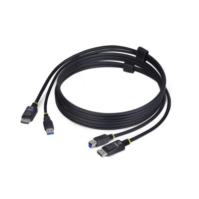 Cable displayport – usb tipo a a displayport – usb tipo b startech 1.8m – macho – macho – negro