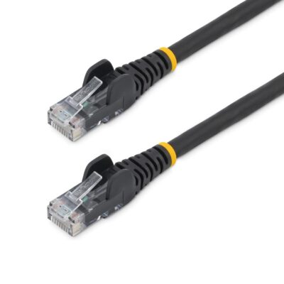 Cable de red startech latiguillo rj45 lszh utp cat6 3m negro
