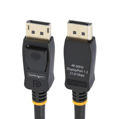 Cable displayport 4k startech 2m – macho – macho – negro