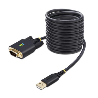 Cable usb a rs232 db9 startech 3m – macho – macho – negro
