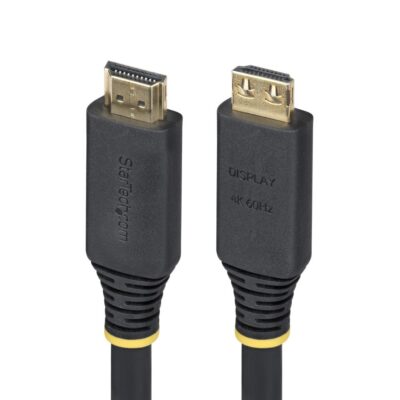 Cable hdmi 4k con agarre startech 10m – macho – macho – negro