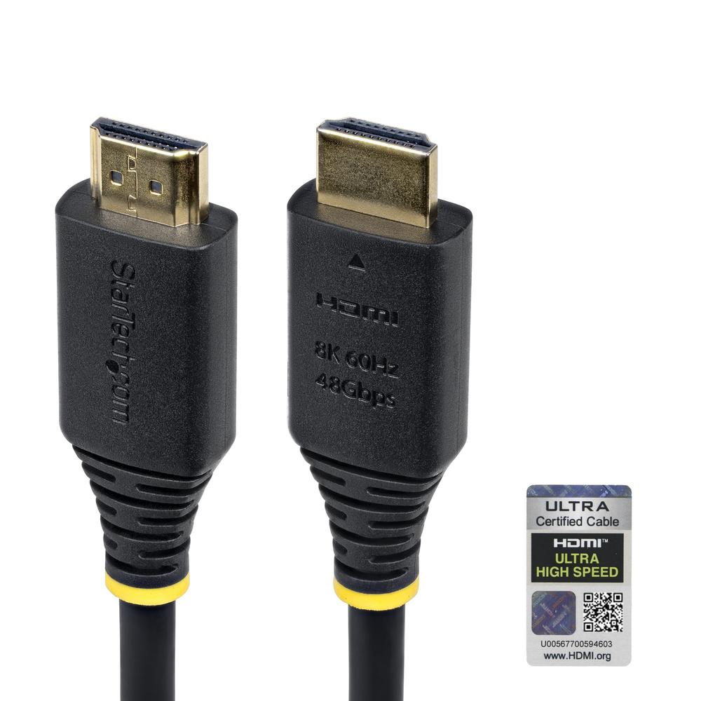 Cable hdmi 8k ultra startech 1m - macho - macho - negro