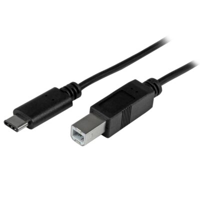 Cable usb tipo c a usb tipo b startech 1m – macho – macho – negro