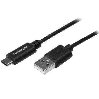 Cable usb tipo c a usb tipo a startech 1m – macho – macho – negro