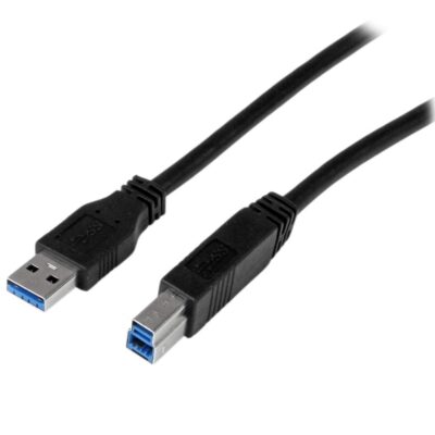 Cable usb tipo a a usb tipo b startech 1m – macho – macho – negro