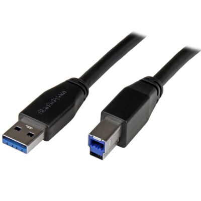 Cable usb tipo a a usb tipo b startech 1m – macho – macho – negro
