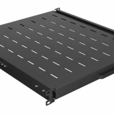 Bandela lanberg deslizante 1u 445x500mm hasta 35kg rack 19 pulgadas negro