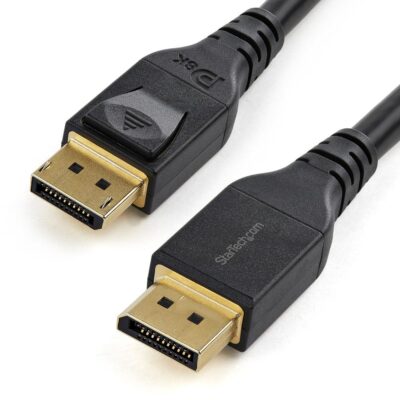 Cable displayport 8k startech 4m – macho – macho – negro